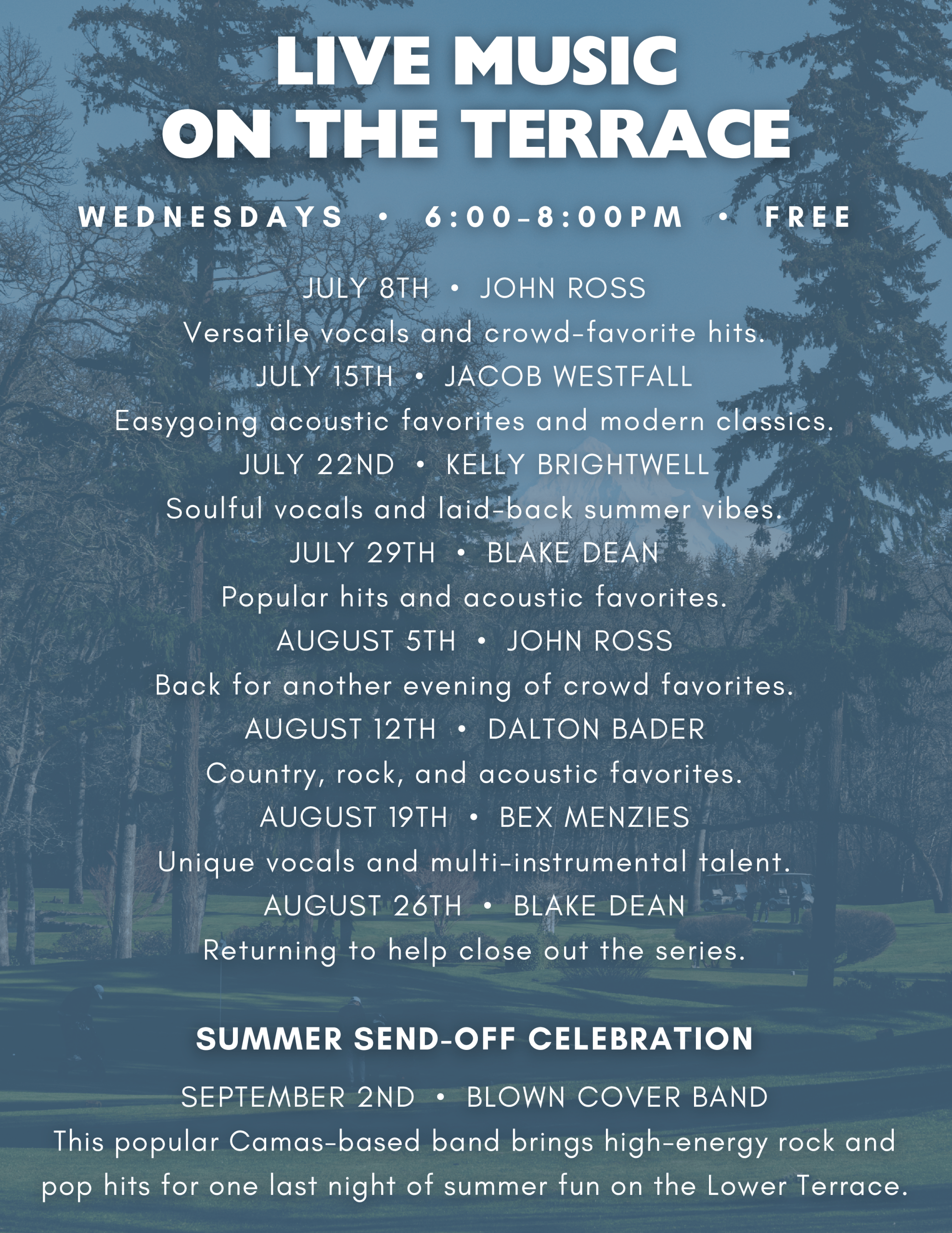 Free Summer Live Music!